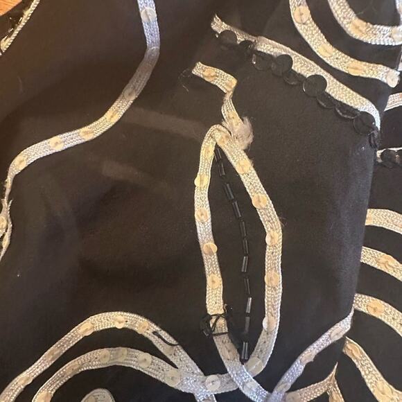 Basil & Maude Black Sequin Skirt - Picture 6 of 14